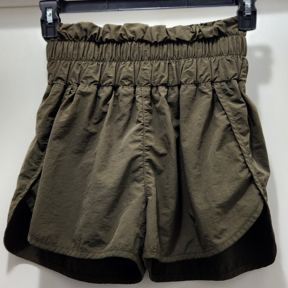 Zenana Olive Green Shorts, Size Small, High Waisted